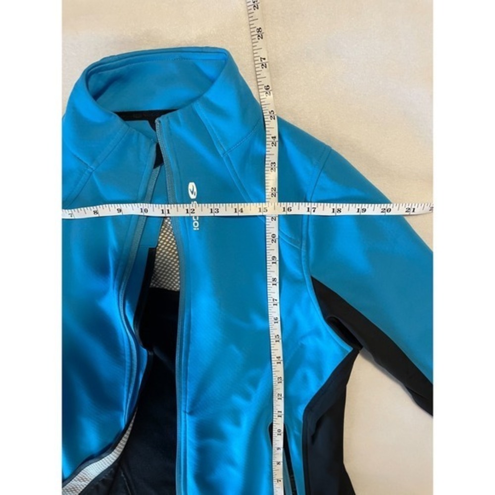 Sugoi Sz M‎ Firewall 220 Full Zip Blue Jacket Coat Running Jogging Cold Weather - Picture 7 of 17